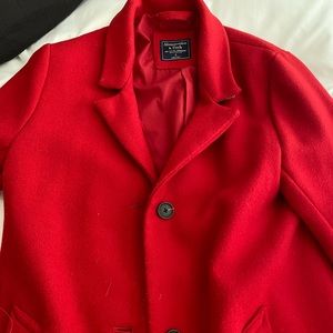 Women’s Abercrombie and Fitch wool dad coat small